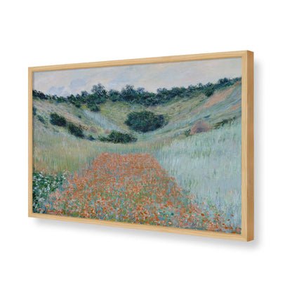 [Color:American Maple], Picture of art in a American Maple frame of the corner