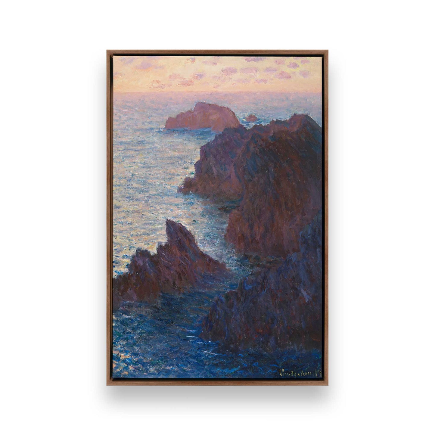 [Color:Walnut], Picture of art in a Walnut frame