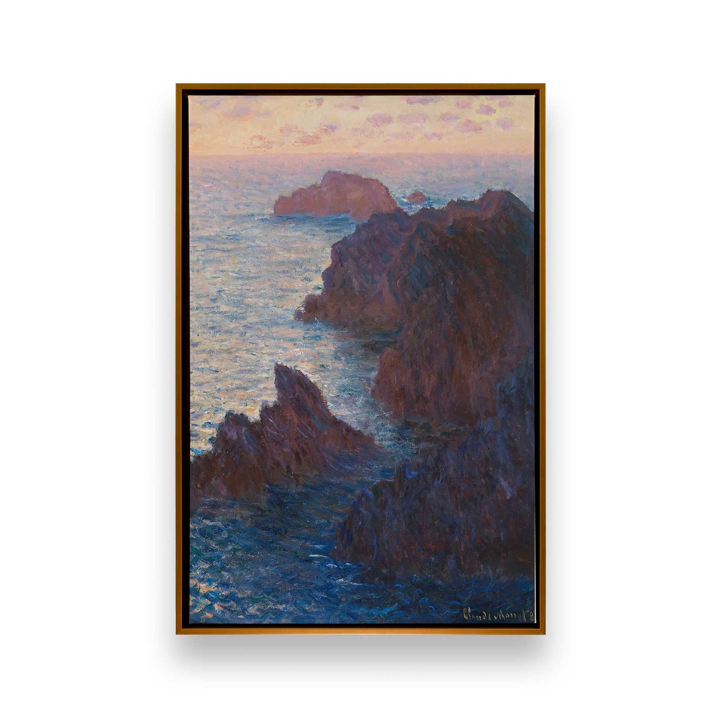 [Color:Polished Gold], Picture of art in a Polished Gold frame
