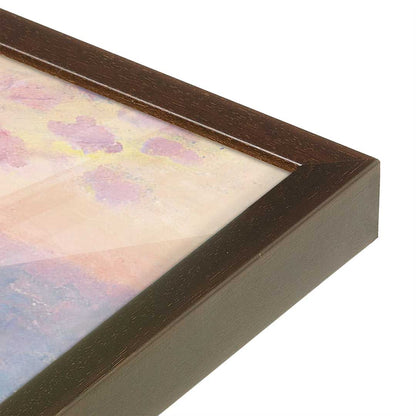 [Color:Belvinder Brown], Picture of art in a Belvinder Brown frame at an angle