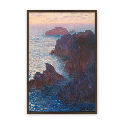 [Color:Brown], Picture of art in a Brown frame