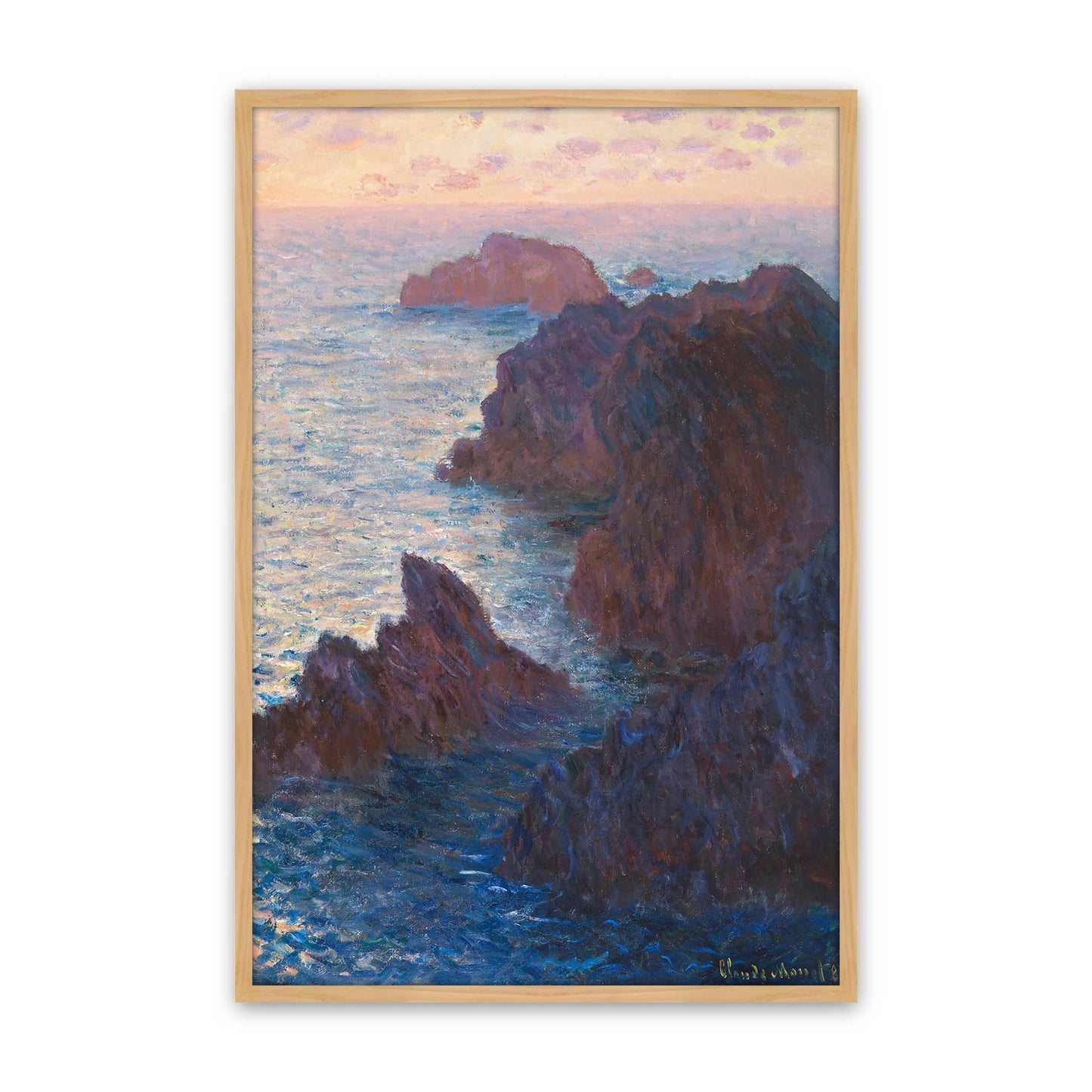 [Color:American Maple], Picture of art in a American Maple frame