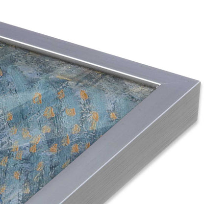 [Color:Polished Chrome], Picture of art in a Polished Chrome frame at an angle