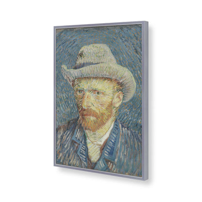 [Color:Polished Chrome], Picture of art in a Polished Chrome frame of the corner