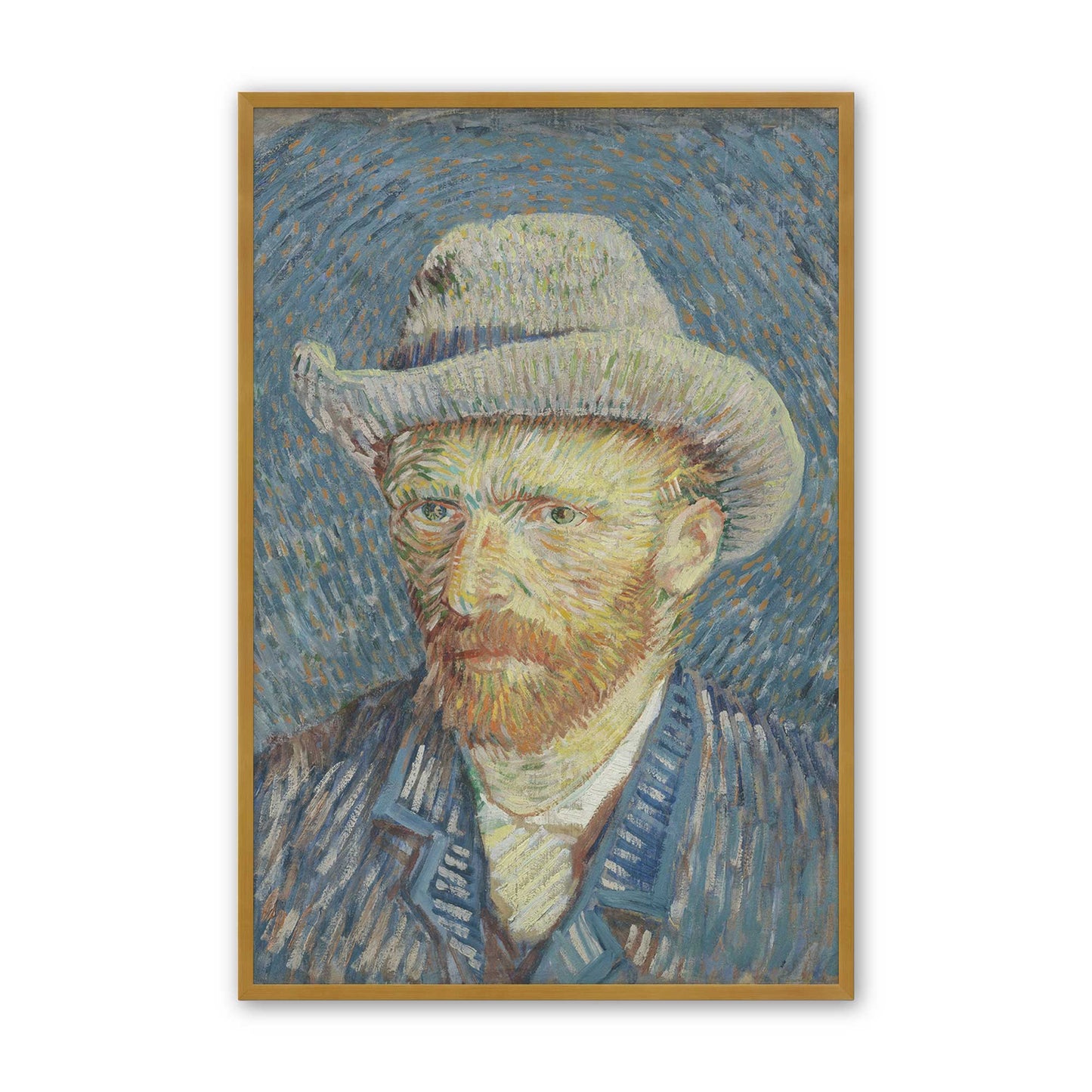 [Color:Polished Gold], Picture of art in a Polished Gold frame