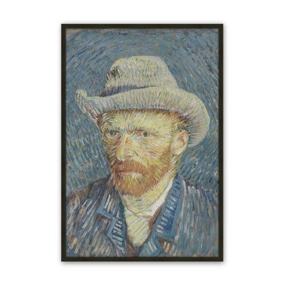 [Color:Satin Black], Picture of art in a Satin Black frame