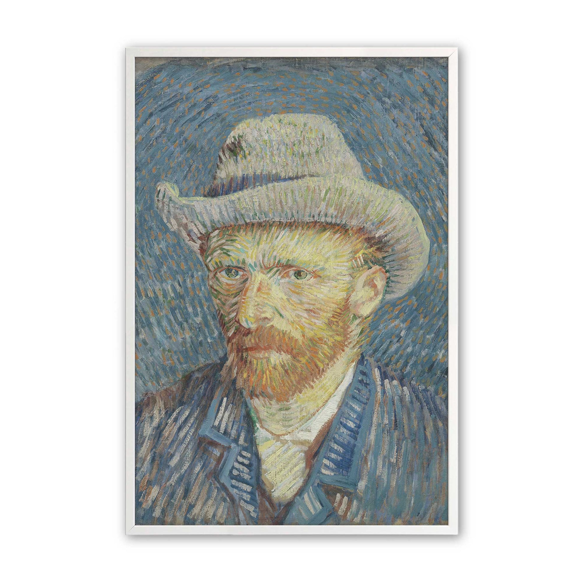 [Color:Opaque White], Picture of art in a Opaque White frame