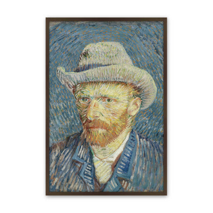 [Color:Brown], Picture of art in a Brown frame