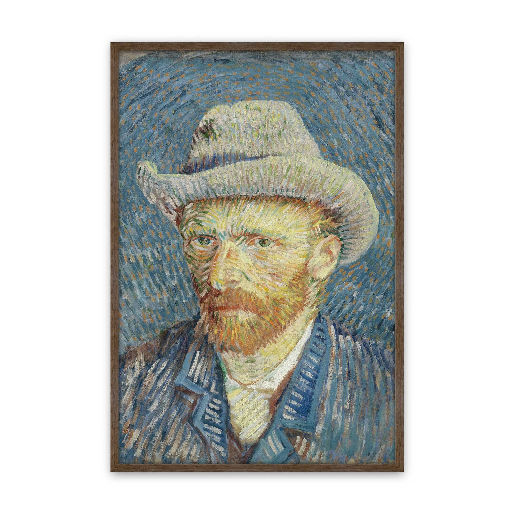 [Color:Walnut], Picture of art in a Walnut frame