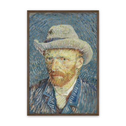[Color:Walnut], Picture of art in a Walnut frame