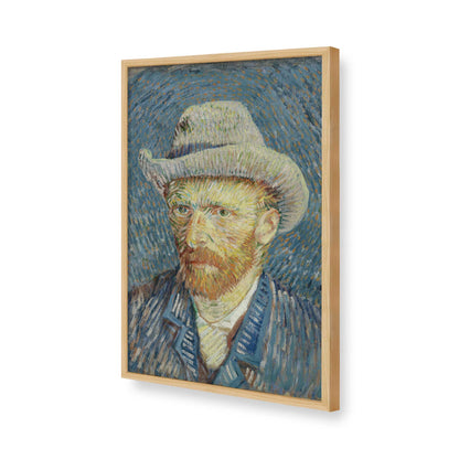 [Color:American Maple], Picture of art in a American Maple frame of the corner