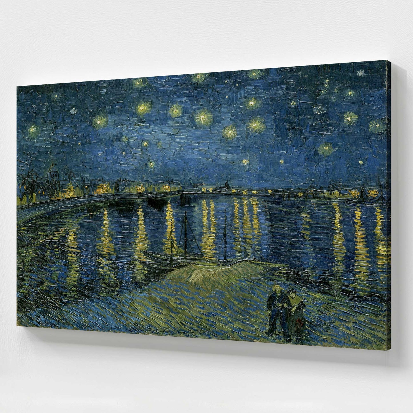 [Color:Stretched Canvas], Picture of art at an angle