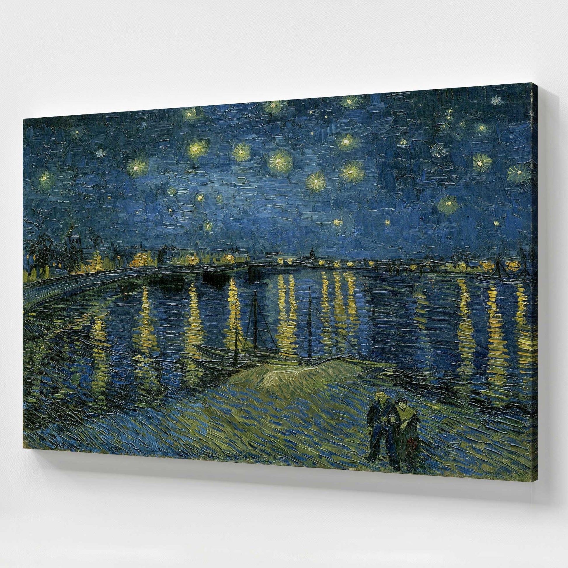 [Color:Stretched Canvas], Picture of art at an angle