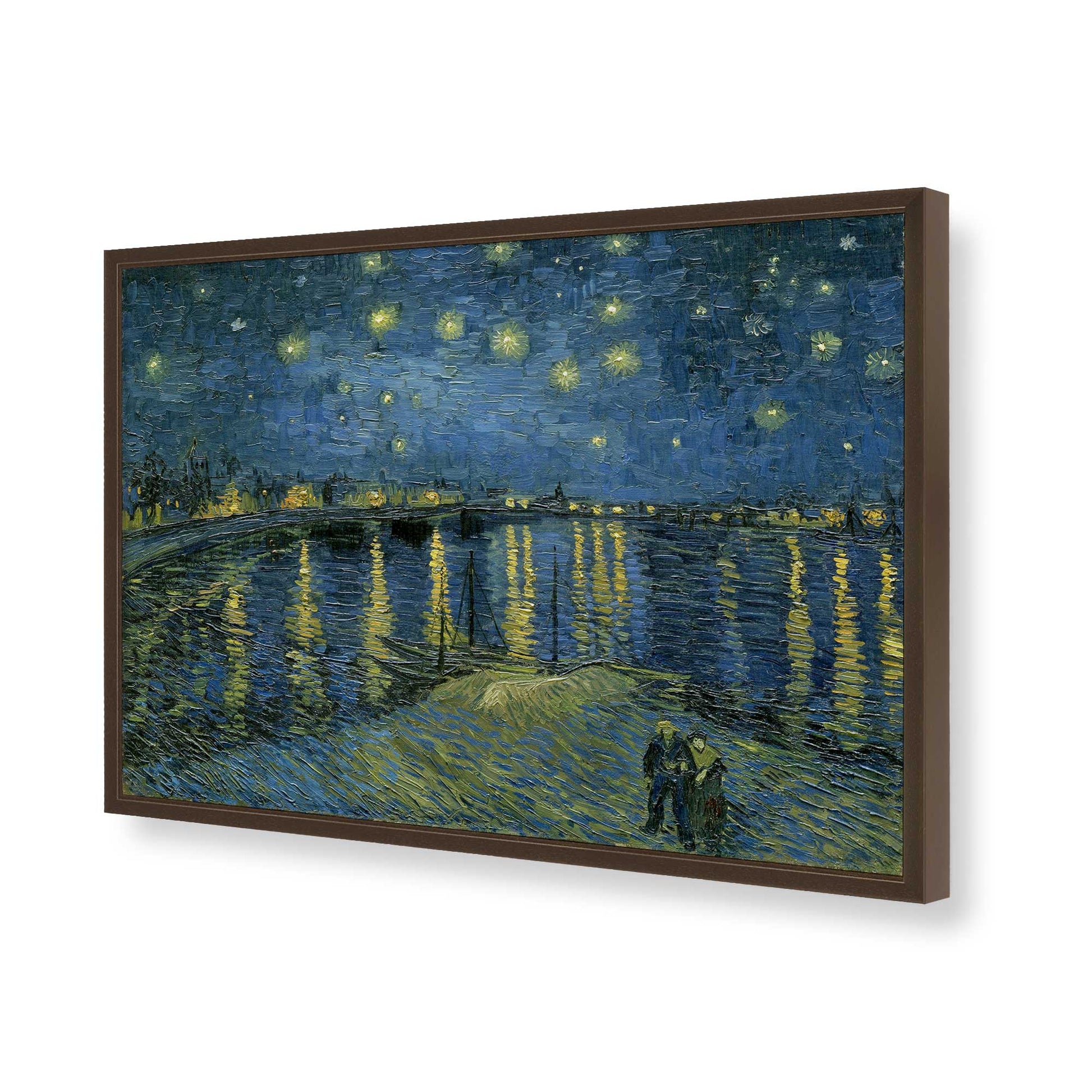 [Color:Belvinder Brown], Picture of art in a Belvinder Brown frame of the corner