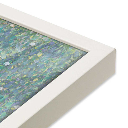 [Color:Opaque White], Picture of art in a Opaque White frame at an angle