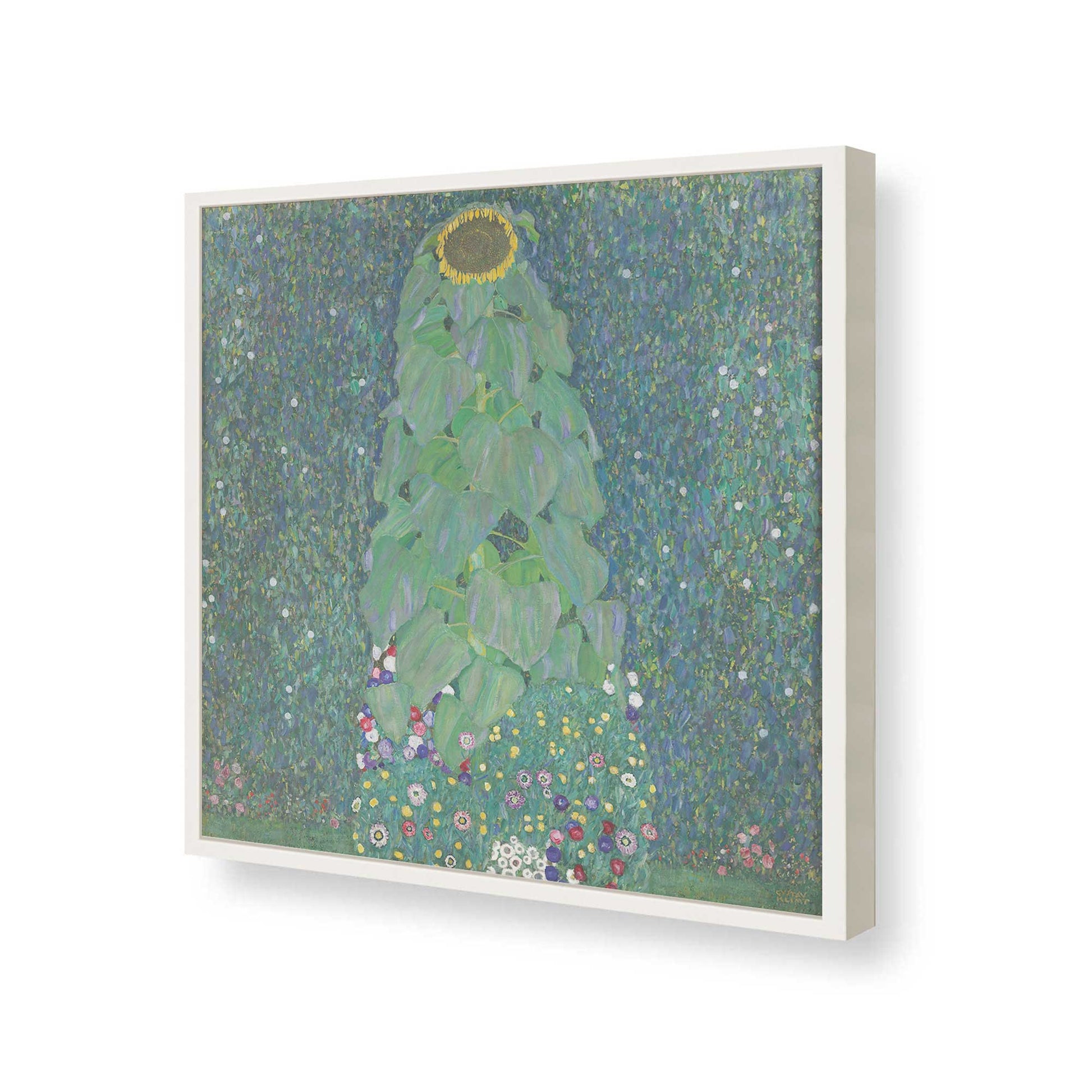 [Color:Opaque White], Picture of art in a Opaque White frame of the corner