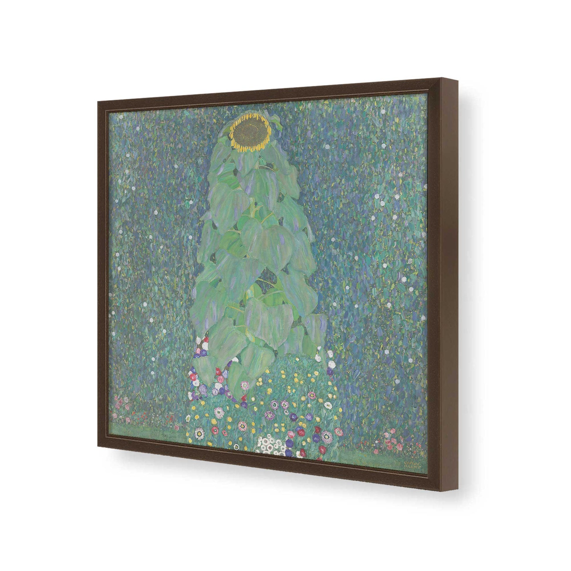 [Color:Espresso], Picture of art in a Espresso frame of the corner