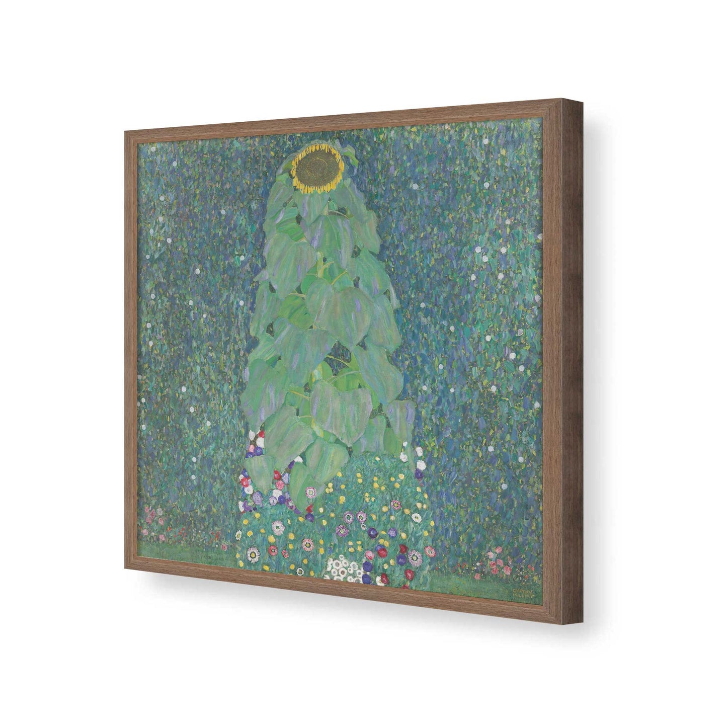 [Color:Walnut], Picture of art in a Walnut frame of the corner