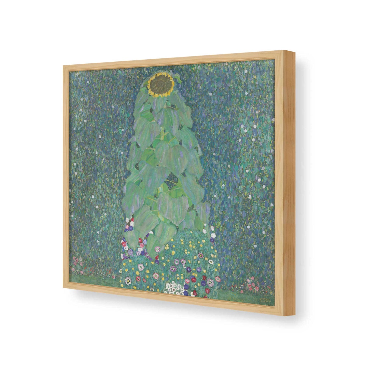 [Color:American Maple], Picture of art in a American Maple frame of the corner