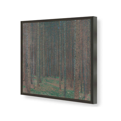 [Color:Satin Black], Picture of art in a Satin Black frame of the corner