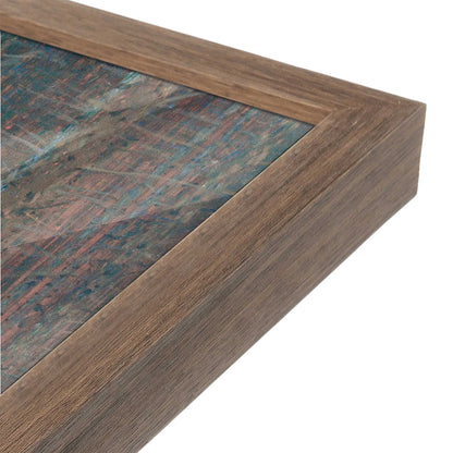 [Color:Walnut], Picture of art in a Walnut frame at an angle