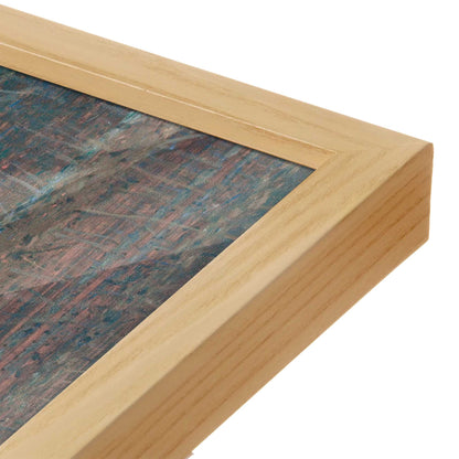 [Color:American Maple], Picture of art in a American Maple frame at an angle