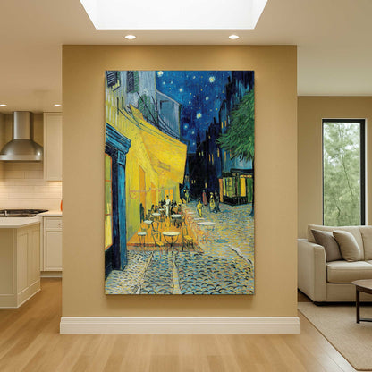 [Color:Stretched Canvas], Picture of art in a room