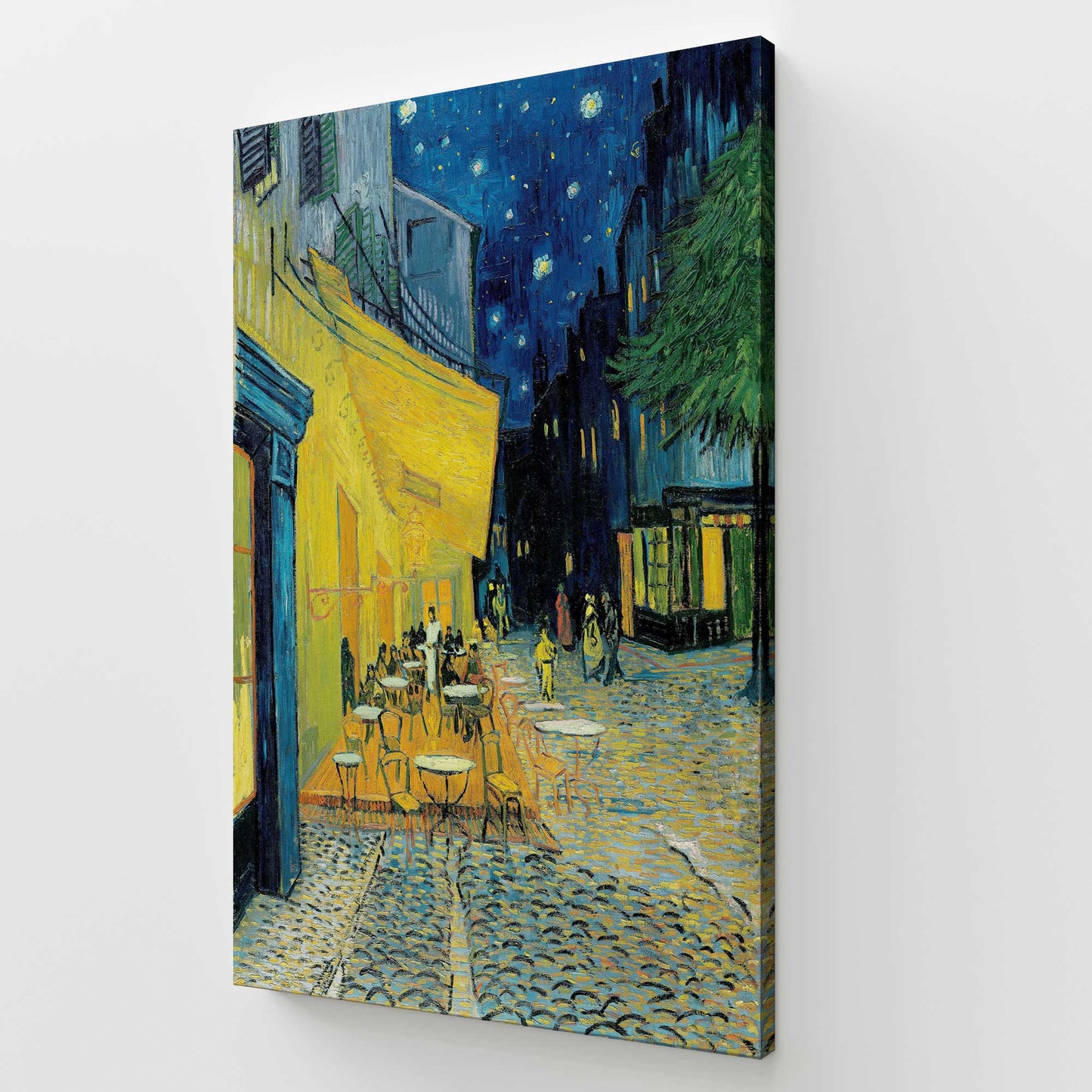 [Color:Stretched Canvas], Picture of art at an angle