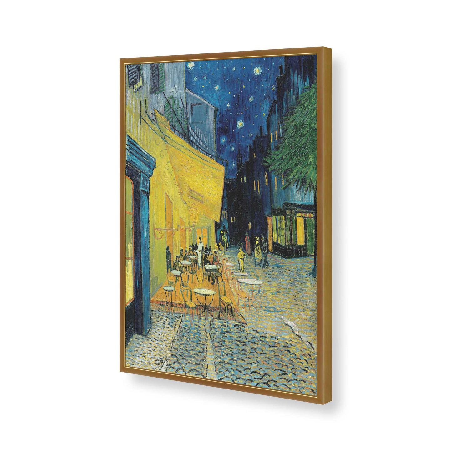 [Color:Polished Gold], Picture of art in a Polished Gold frame of the corner
