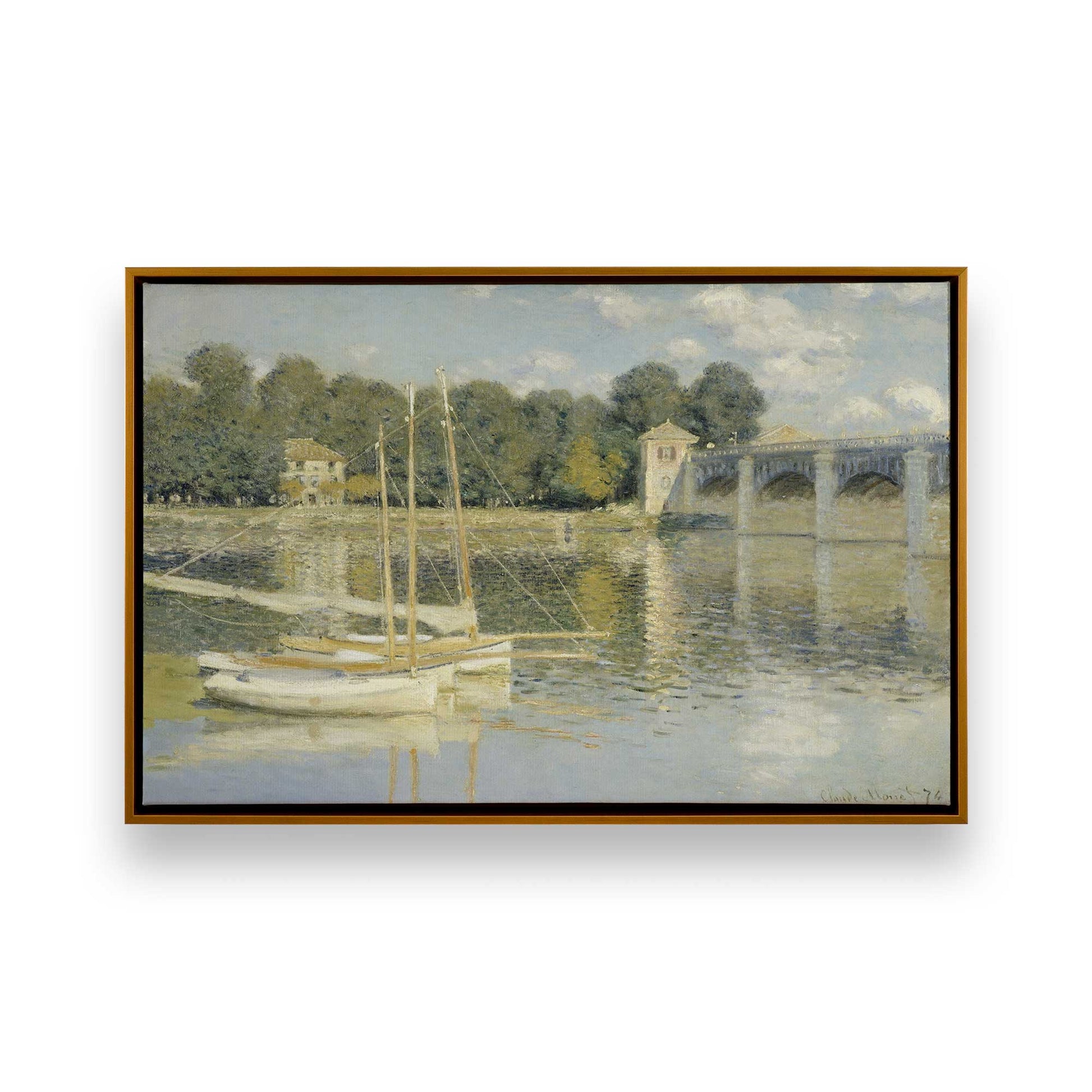 [Color:Polished Gold], Picture of art in a Polished Gold frame