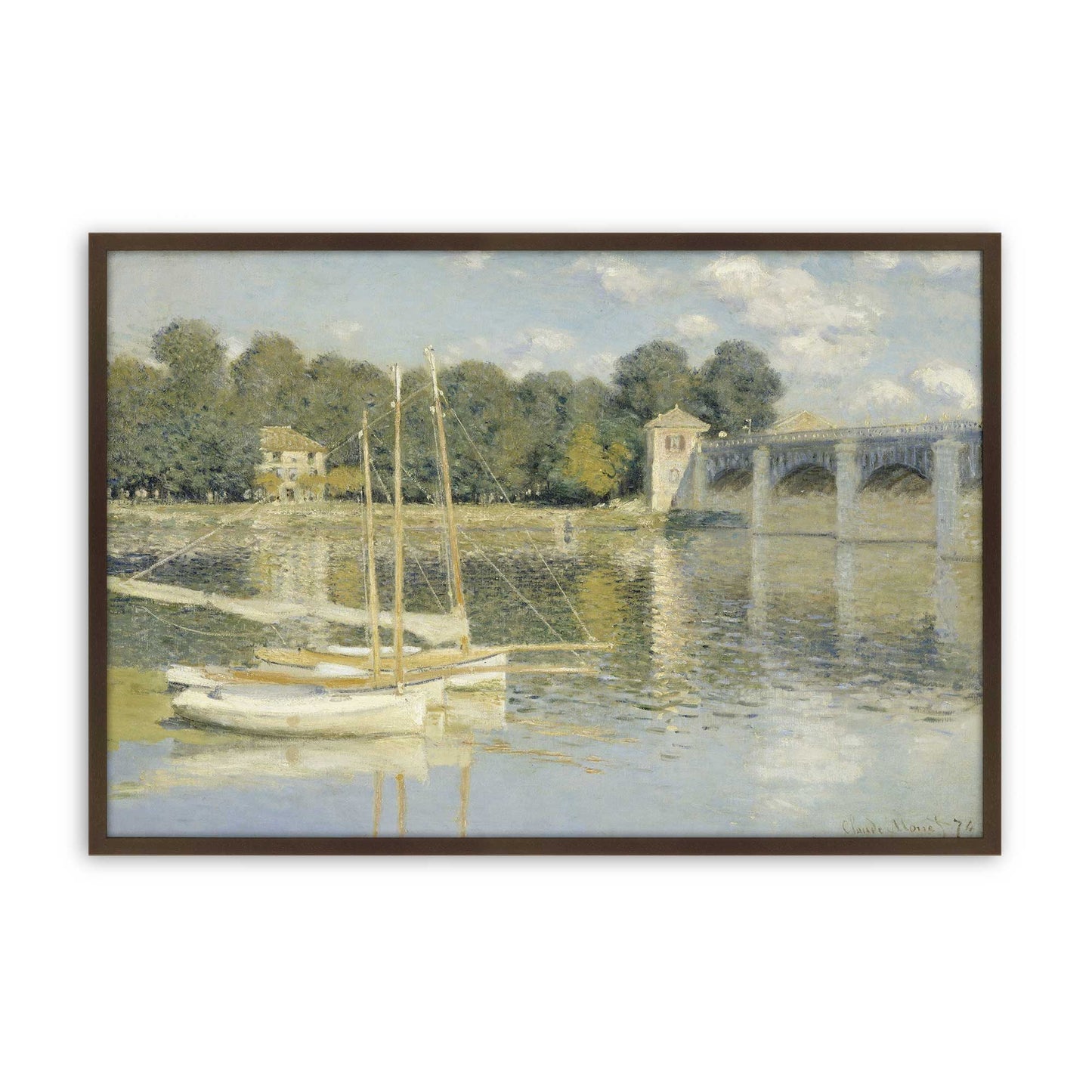[Color:Belvinder Brown], Picture of art in a Belvinder Brown frame