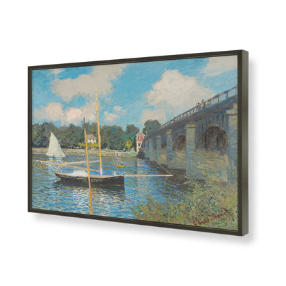 [Color:Satin Black], Picture of art in a Satin Black frame of the corner