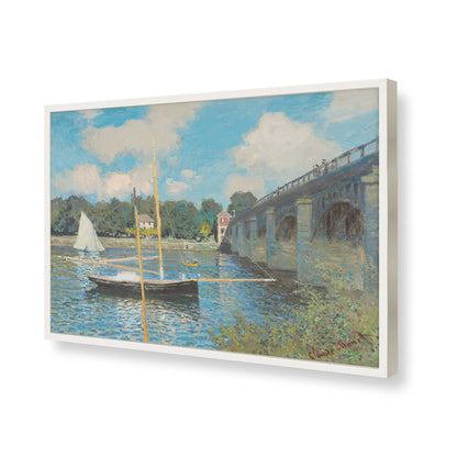 [Color:Opaque White], Picture of art in a Opaque White frame of the corner