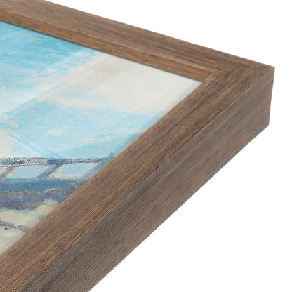 [Color:Walnut], Picture of art in a Walnut frame at an angle