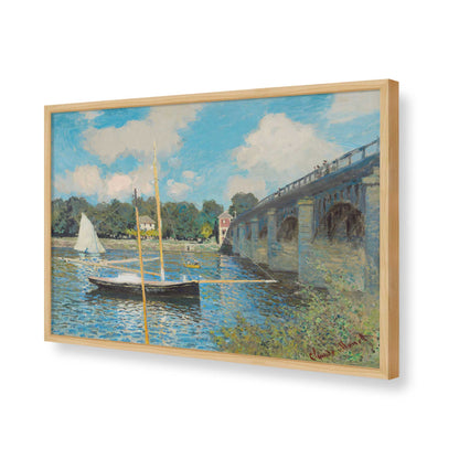 [Color:American Maple], Picture of art in a American Maple frame of the corner