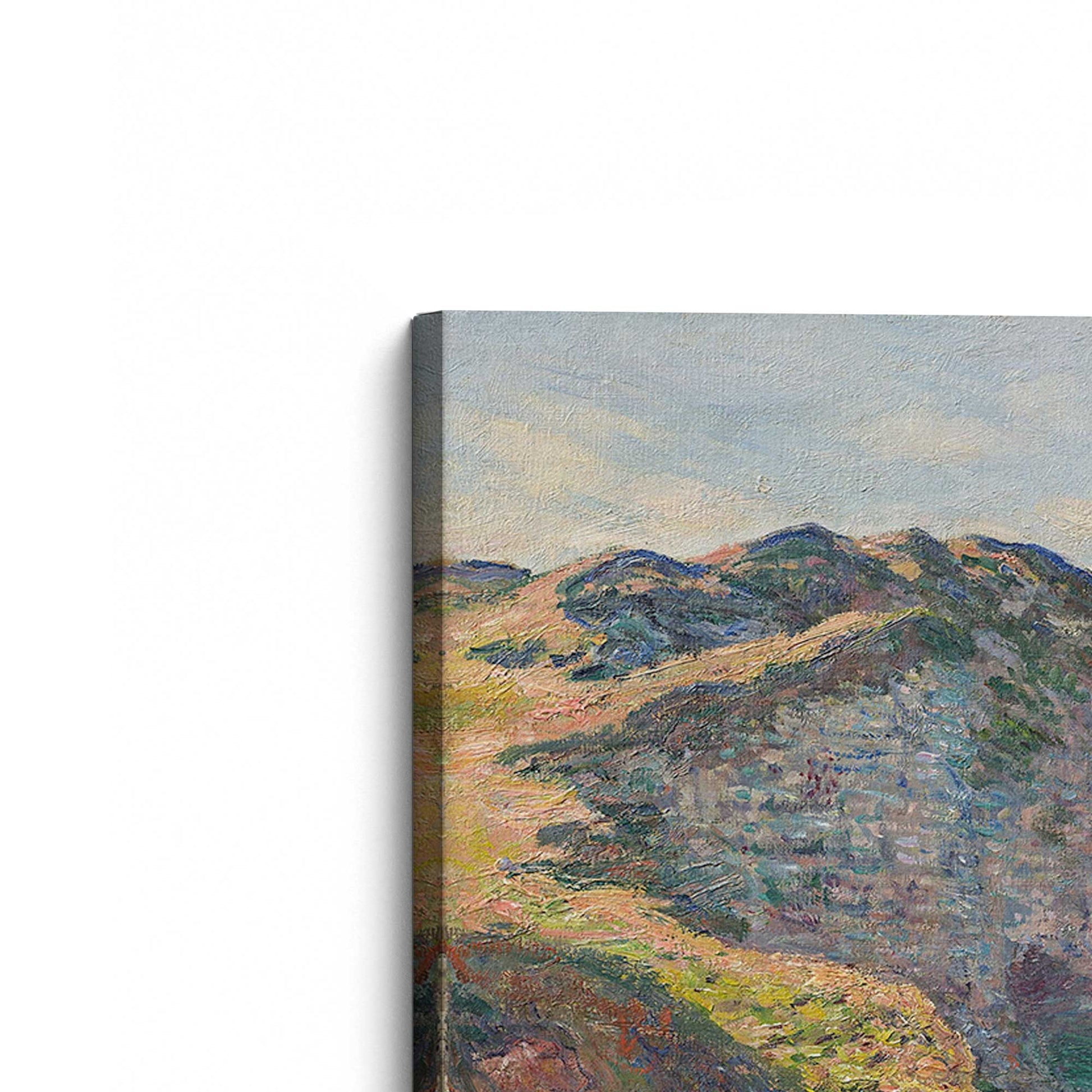 [Color:Stretched Canvas], Picture of the corner of the art