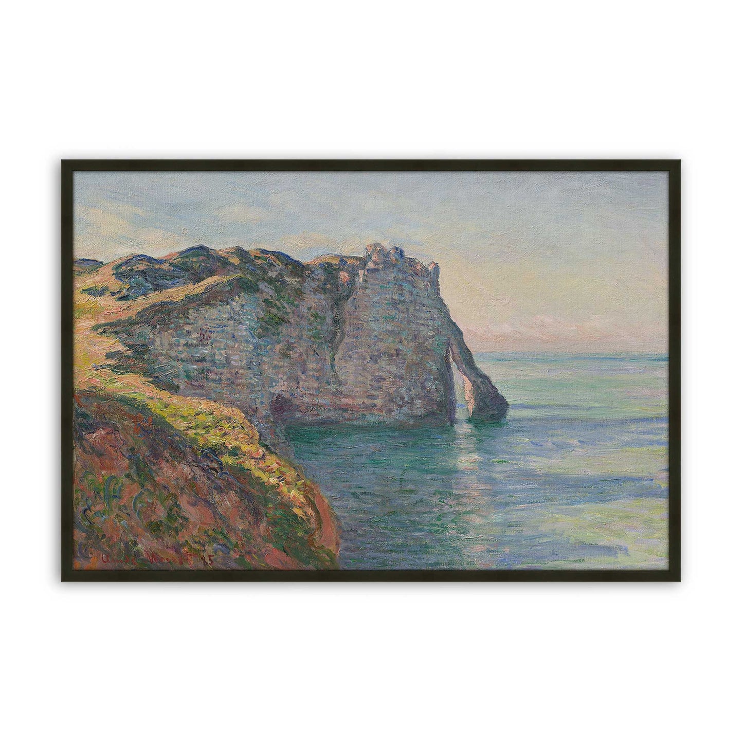 [Color:Satin Black], Picture of art in a Satin Black frame