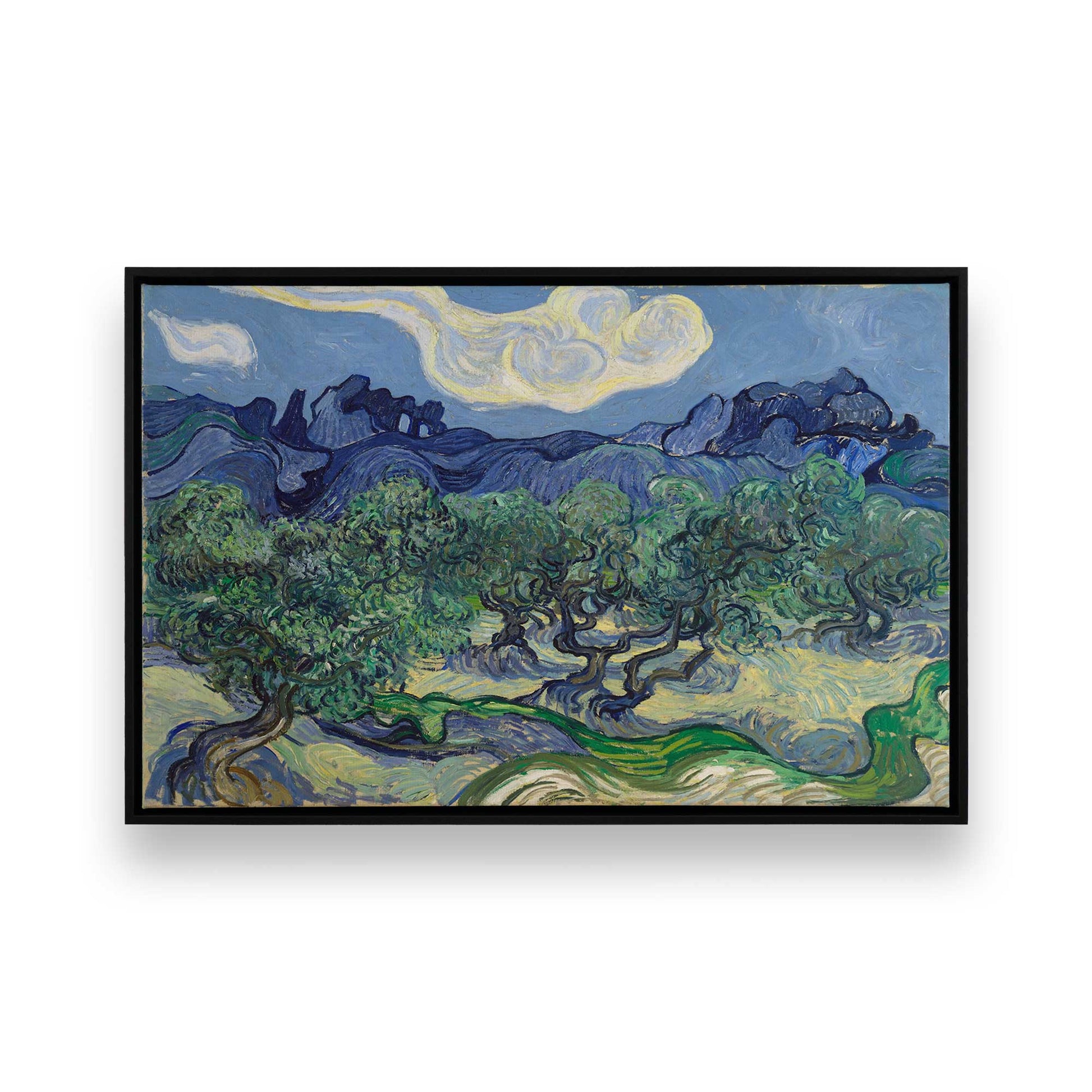 [Color:Satin Black], Picture of art in a Satin Black frame
