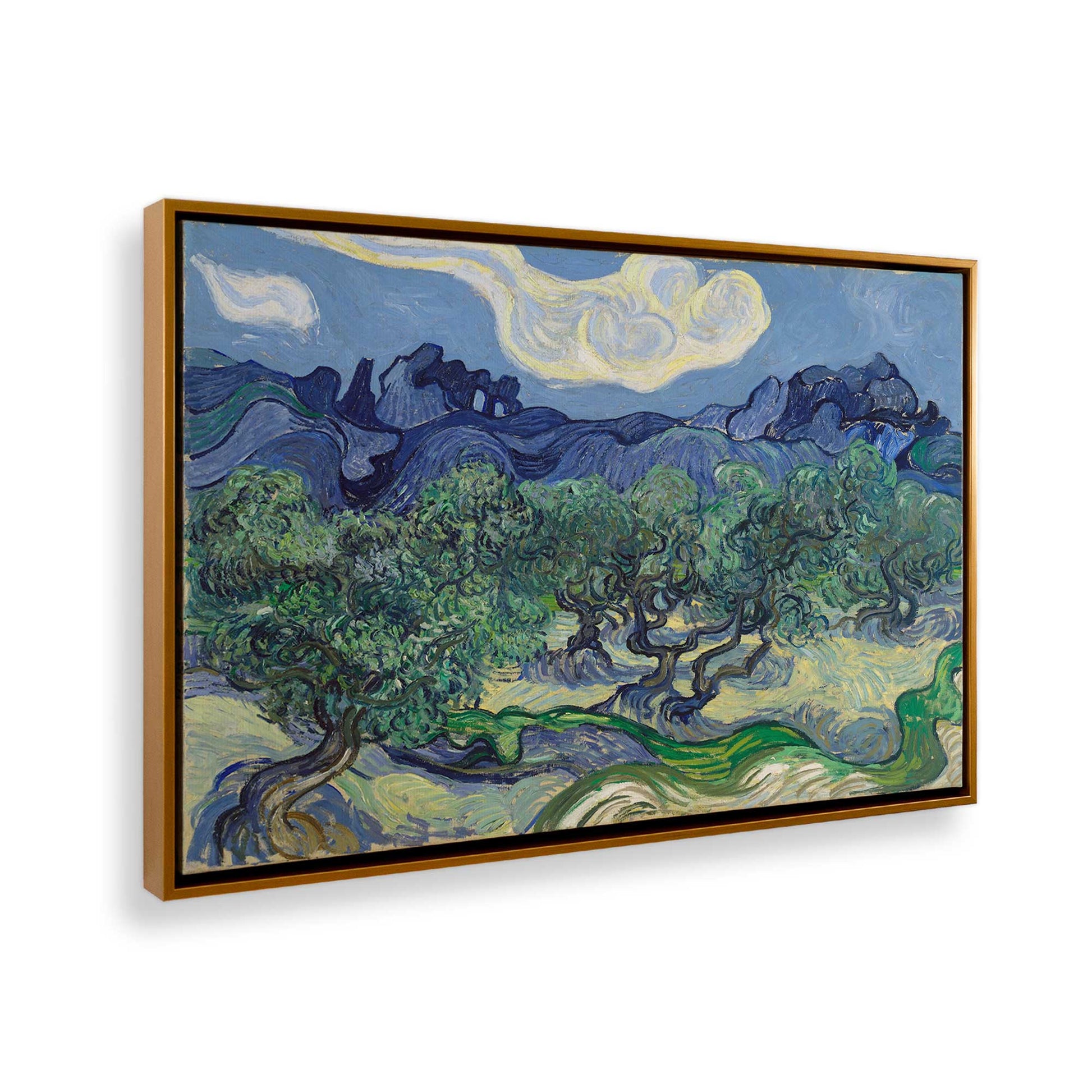 [Color:Polished Gold], Picture of the corner of the art