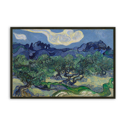 [Color:Satin Black], Picture of art in a Satin Black frame