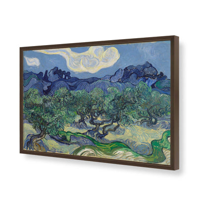 [Color:Belvinder Brown], Picture of art in a Belvinder Brown frame of the corner
