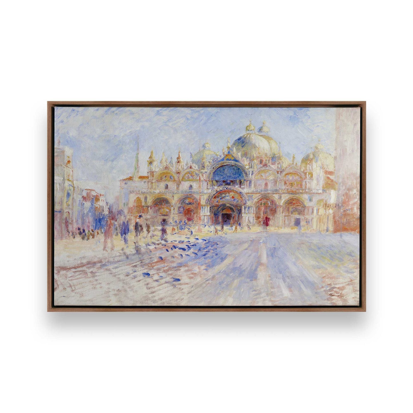 [Color:Walnut], Picture of art in a Walnut frame
