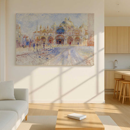 [Color:Stretched Canvas], Picture of art in a room
