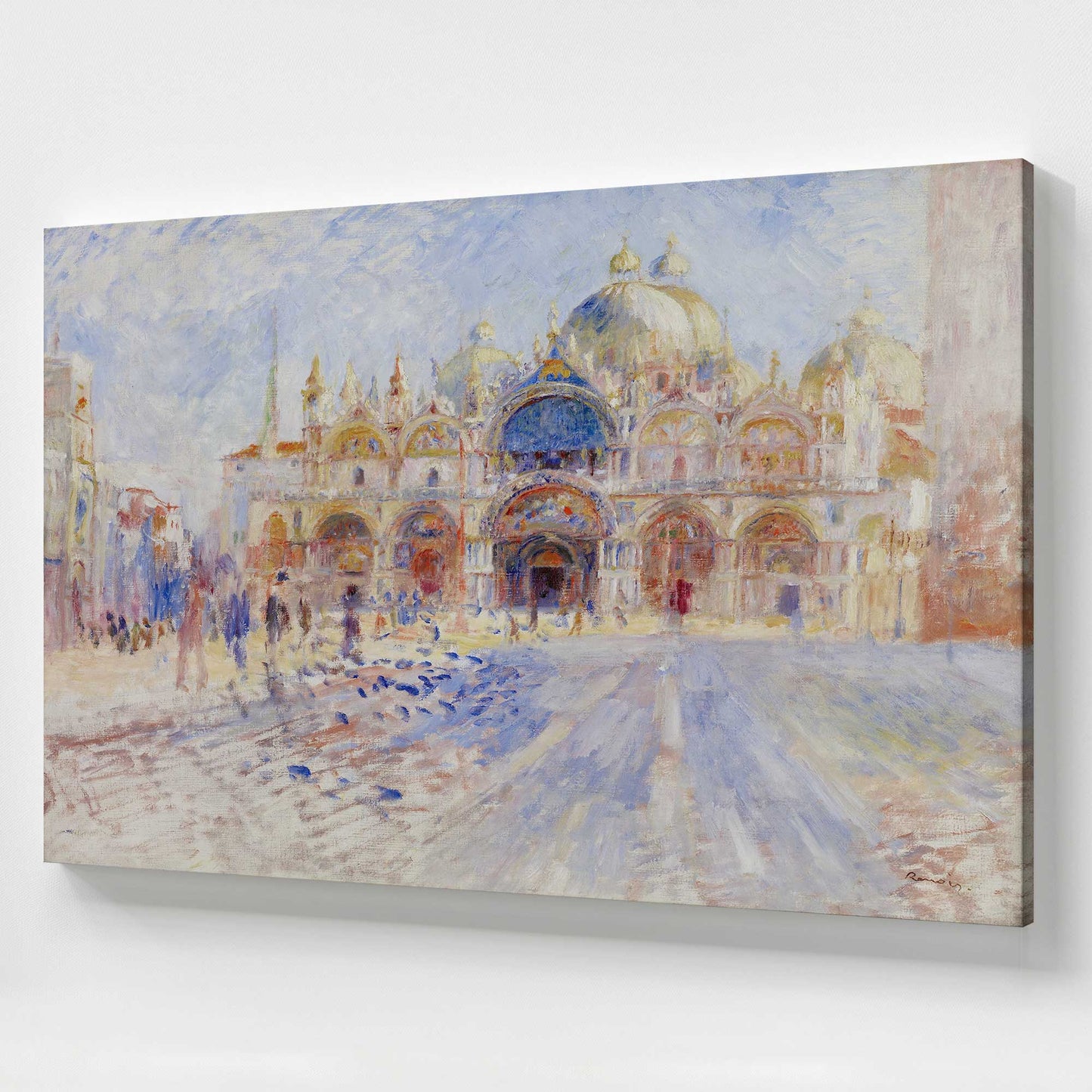 [Color:Stretched Canvas], Picture of art at an angle