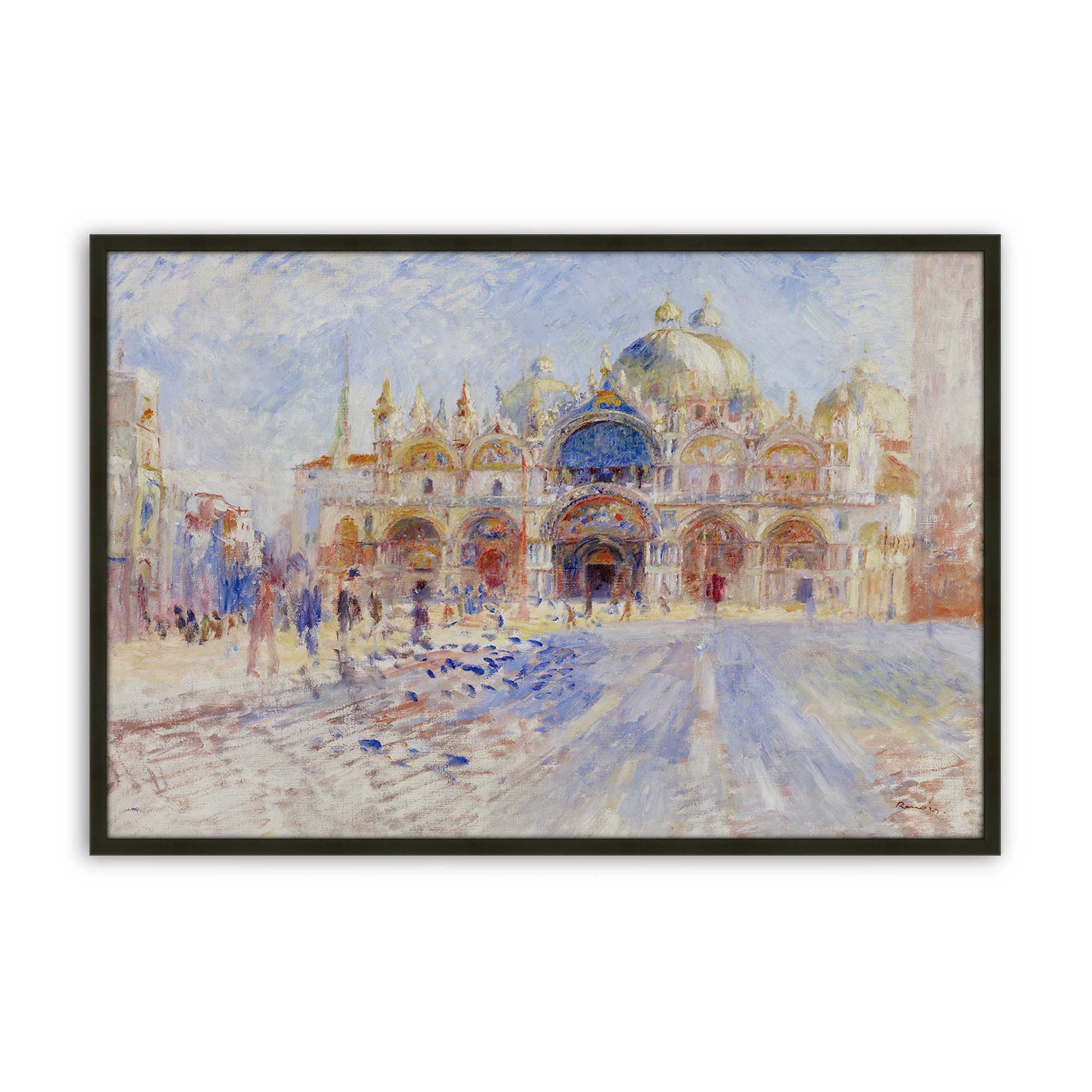 [Color:Satin Black], Picture of art in a Satin Black frame