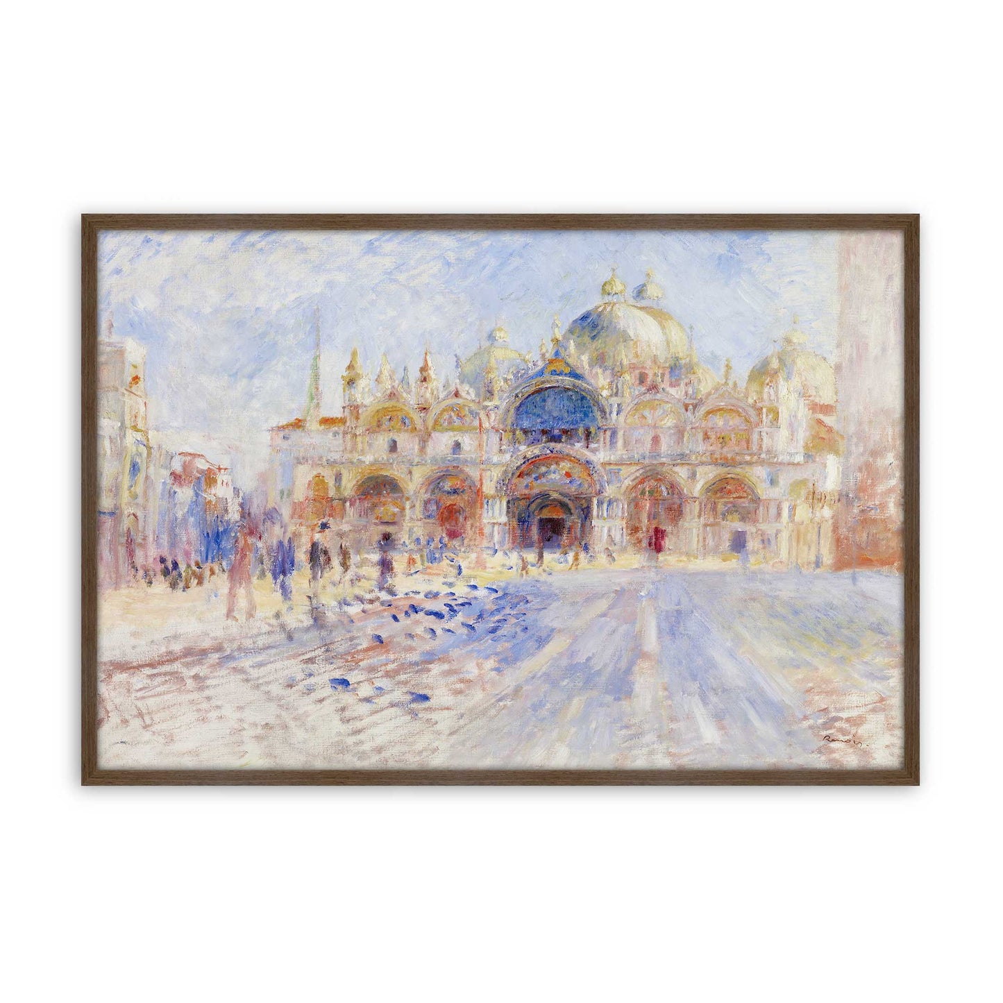 [Color:Walnut], Picture of art in a Walnut frame