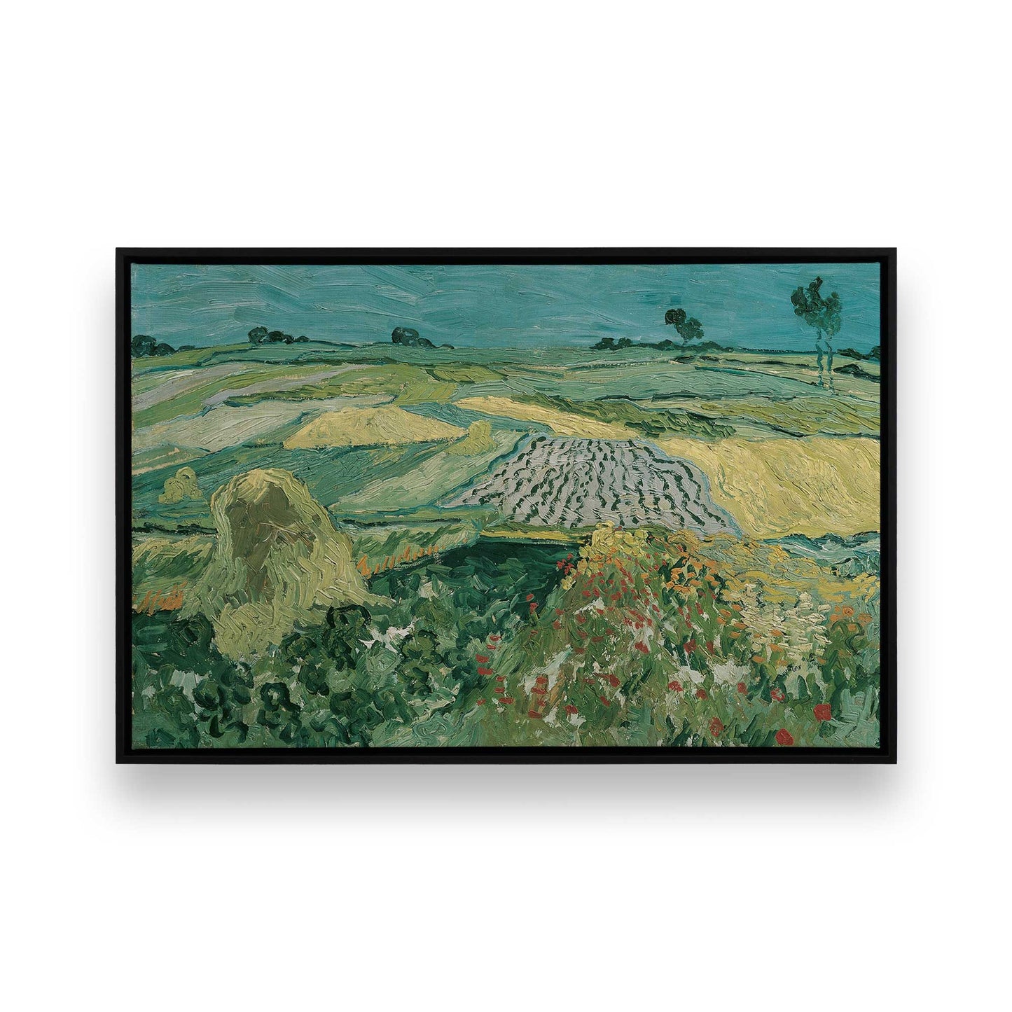 [Color:Satin Black], Picture of art in a Satin Black frame