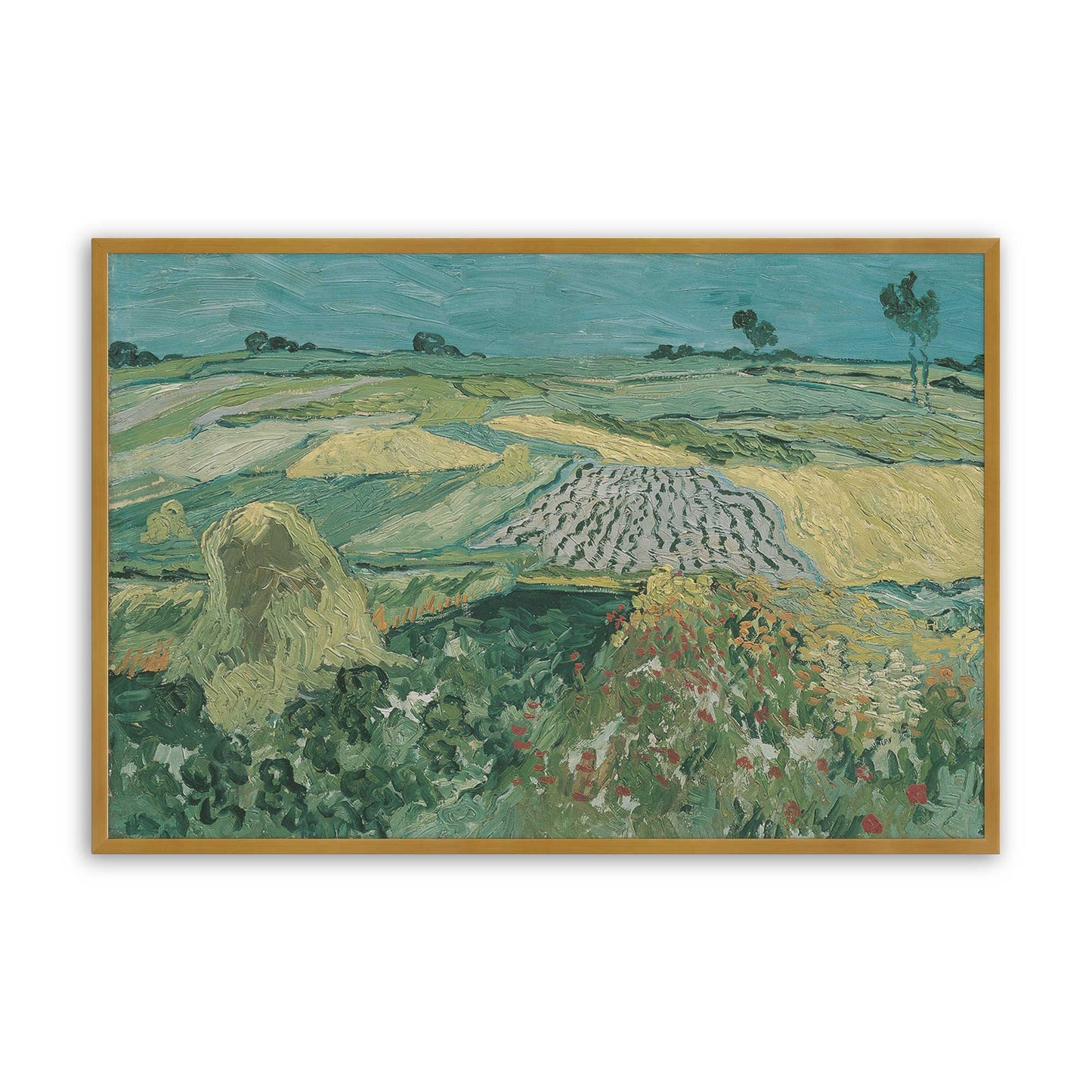 [Color:Polished Gold], Picture of art in a Polished Gold frame