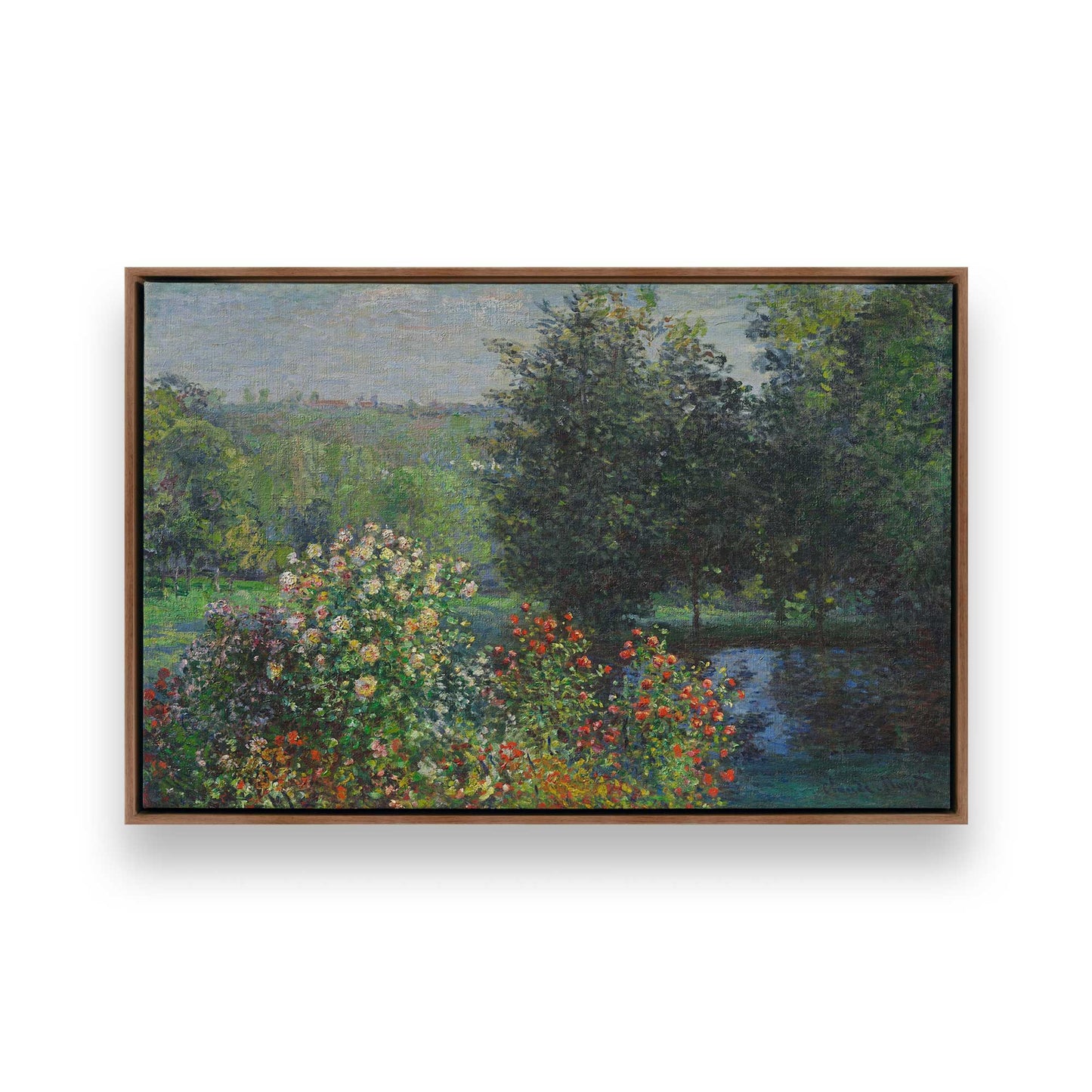 [Color:Walnut], Picture of art in a Walnut frame