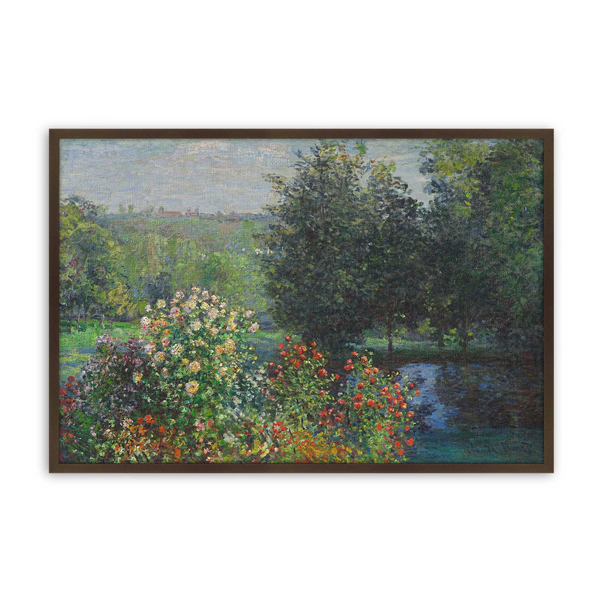 [Color:Brown], Picture of art in a Brown frame